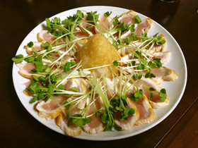 簡単!ヘルシー!鶏胸肉のタタキ
